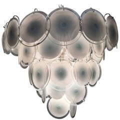  Vistosi Charming Murano Disc Chandelier by Vistosi 1970s - 665749