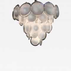  Vistosi Charming Murano Disc Chandelier by Vistosi 1970s - 665972