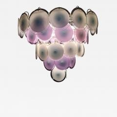  Vistosi Charming Murano Disc Chandelier by Vistosi 1970s - 667968