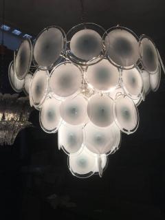  Vistosi Charming Murano Disc Chandelier by Vistosi 1970s - 667045