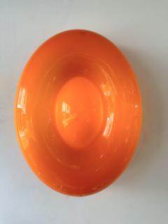  Vistosi Contemporary Pair of Orange Murano Glass Candy Sconces by Vistosi Italy 2010s - 4328881