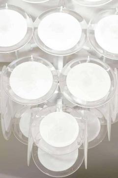  Vistosi Custom White Disc Fixture In the Manor of Vistosi - 3127678