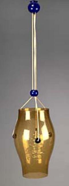  Vistosi Important Murano Glass Adjustable Chandelier Pendant Signed Vistosi - 1844414