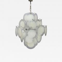  Vistosi Italian Mid Century Modern Acrylic Disc Chandelier or Pendant by Vistosi - 4091464