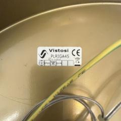  Vistosi Italian Vistosi Reeded Frosted Crystal Clear Murano Glass Flushmount Sconce - 2912494