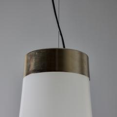  Vistosi Large 1960s Vistosi Model L261 Comare Blown Murano Glass Suspension Lamp - 4104020