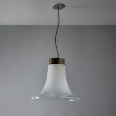  Vistosi Large 1960s Vistosi Model L261 Comare Blown Murano Glass Suspension Lamp - 4104022