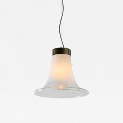  Vistosi Large 1960s Vistosi Model L261 Comare Blown Murano Glass Suspension Lamp - 4104300