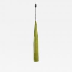  Vistosi Long green glass pendant by Alessandro Pianon for Vistosi 1960s - 903887