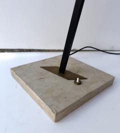  Vistosi Mid Century Floor Lamp Brass Metal and Murano Glass by Vistosi Italy 1960s - 4590499