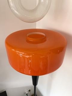  Vistosi Mid Century Modern Floor Lamp Orange Murano Glass glass by Vistosi Italy 1960s - 2788035