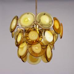  Vistosi Mid Century Murano Glass Chandelier Circa 1970 - 4376599