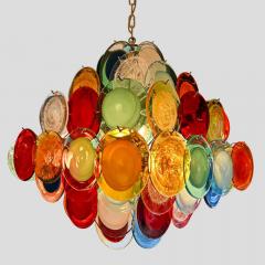  Vistosi Multicoloured Vistosi Disc of Pulegoso and Sommerso chandelier - 4472916