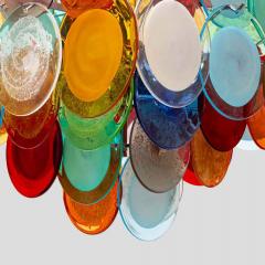  Vistosi Multicoloured Vistosi Disc of Pulegoso and Sommerso chandelier - 4472917