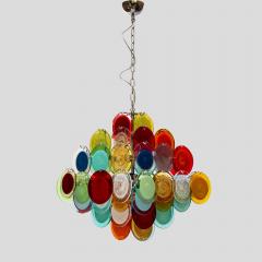  Vistosi Multicoloured Vistosi Disc of Pulegoso and Sommerso chandelier - 4472923
