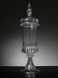 Vistosi Murano Glass Jar Attributed to Vetreria Vistosi - 4724717