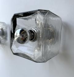  Vistosi Sconce Murano Glass Cube by Vistosi Italy 1970s - 3549636