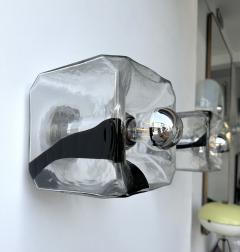  Vistosi Sconce Murano Glass Cube by Vistosi Italy 1970s - 3549639