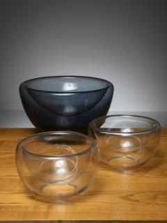 Vistosi Set of Three 70s Vistosi Glass Bowls - 4725126