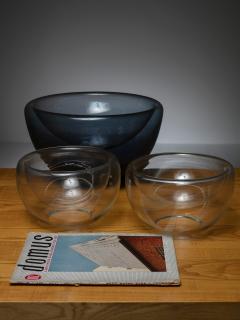  Vistosi Set of Three 70s Vistosi Glass Bowls - 4725128