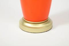  Vistosi Vibrant Orange Murano Glass Lamp - 877535