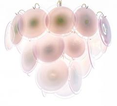  Vistosi Vistosi Disc Murano Chandelier 1970s - 670955