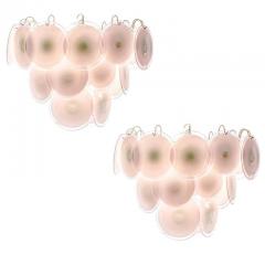  Vistosi Vistosi Disc Murano Chandelier 1970s - 670956