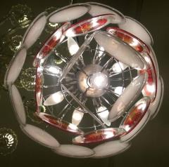  Vistosi Vistosi Disc Murano Chandelier 1970s - 670988