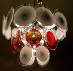  Vistosi Vistosi Disc Murano Chandelier 1970s - 670989