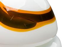  Vistosi Vistosi Italian Mid Century Hand Blown Murano Glass Mushroom Floor Lamp - 4658161