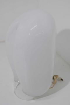  Vistosi Vistosi Large Balloon Form White Glass Table Lamp - 3905531