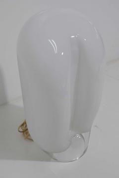  Vistosi Vistosi Large Balloon Form White Glass Table Lamp - 3905532