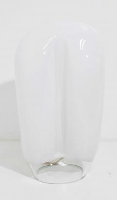  Vistosi Vistosi Large Balloon Form White Glass Table Lamp - 3905534