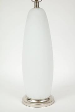  Vistosi Vistosi Matte White Murano Glass Lamps - 840491