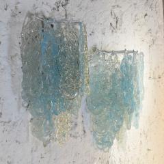  Vistosi Vistosi pair wall lamps sculpture 1960s  - 4380399