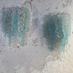  Vistosi Vistosi pair wall lamps sculpture 1960s  - 4380403