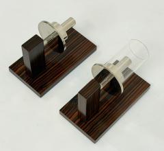  Visual Comfort Company Marian Jamieson Beam Macassar Ebony Polished Nickel Modern Wall Sconces - 4714840