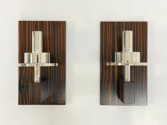  Visual Comfort Company Marian Jamieson Beam Macassar Ebony Polished Nickel Modern Wall Sconces - 4714846