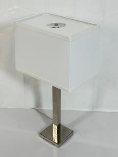  Visual Comfort Company Marian Jamieson Cube Table Lamp Polished Nickel Modernist Design - 4714741