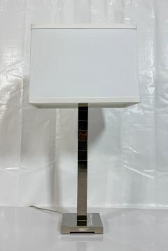  Visual Comfort Company Marian Jamieson Cube Table Lamp Polished Nickel Modernist Design - 4714742