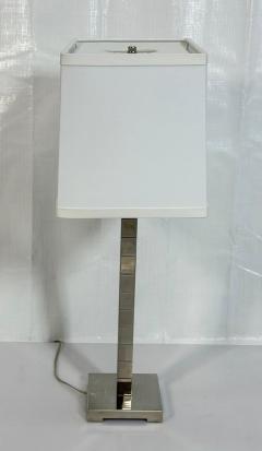  Visual Comfort Company Marian Jamieson Cube Table Lamp Polished Nickel Modernist Design - 4714744