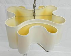  Visual Comfort Company Marian Jamieson Josephine Polished Nickel Silk Shade Chandelier US Made - 4715501