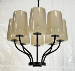  Visual Comfort Company Marian Jamieson Lolo Art Glass Bronze Chandelier American Made Lighting - 4714924