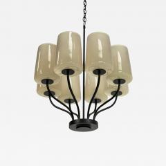  Visual Comfort Company Marian Jamieson Lolo Art Glass Bronze Chandelier American Made Lighting - 4716801