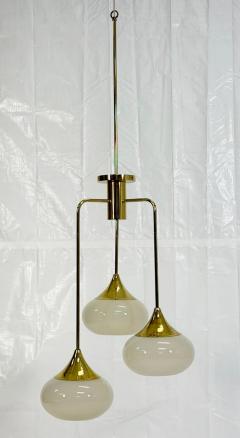  Visual Comfort Company Marian Jamieson Tamsen Chandelier in Brass Shell White Studio Glass Shades - 4714988
