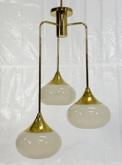  Visual Comfort Company Marian Jamieson Tamsen Chandelier in Brass Shell White Studio Glass Shades - 4714990