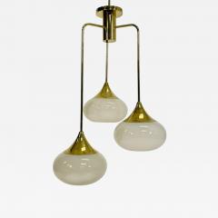  Visual Comfort Company Marian Jamieson Tamsen Chandelier in Brass Shell White Studio Glass Shades - 4716804