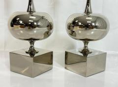  Visual Comfort Company Pair of Marian Jamieson Paris Polished Nickel Table Lamps American Lighting - 4714897