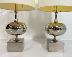  Visual Comfort Company Pair of Marian Jamieson Paris Polished Nickel Table Lamps American Lighting - 4714898