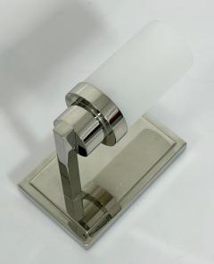  Visual Comfort Company Pair of Marian Jamieson Six of One Nickel Wall Sconces with Frosted Glass - 4714760